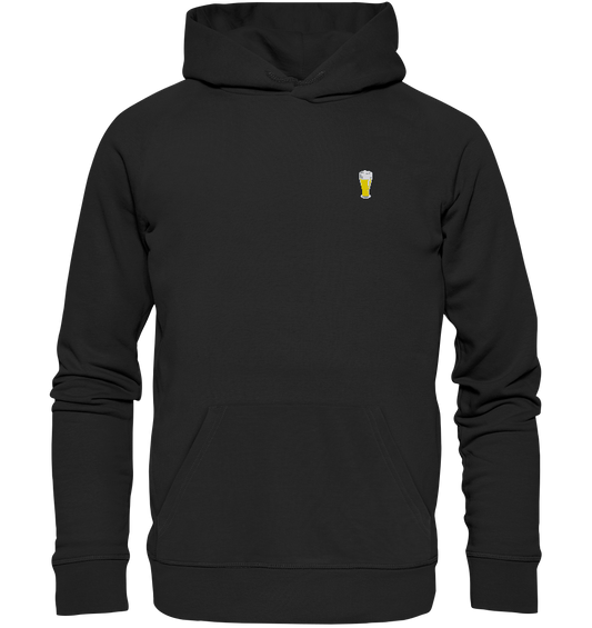 Pixel-Weißbier - Organic Hoodie (Stick)