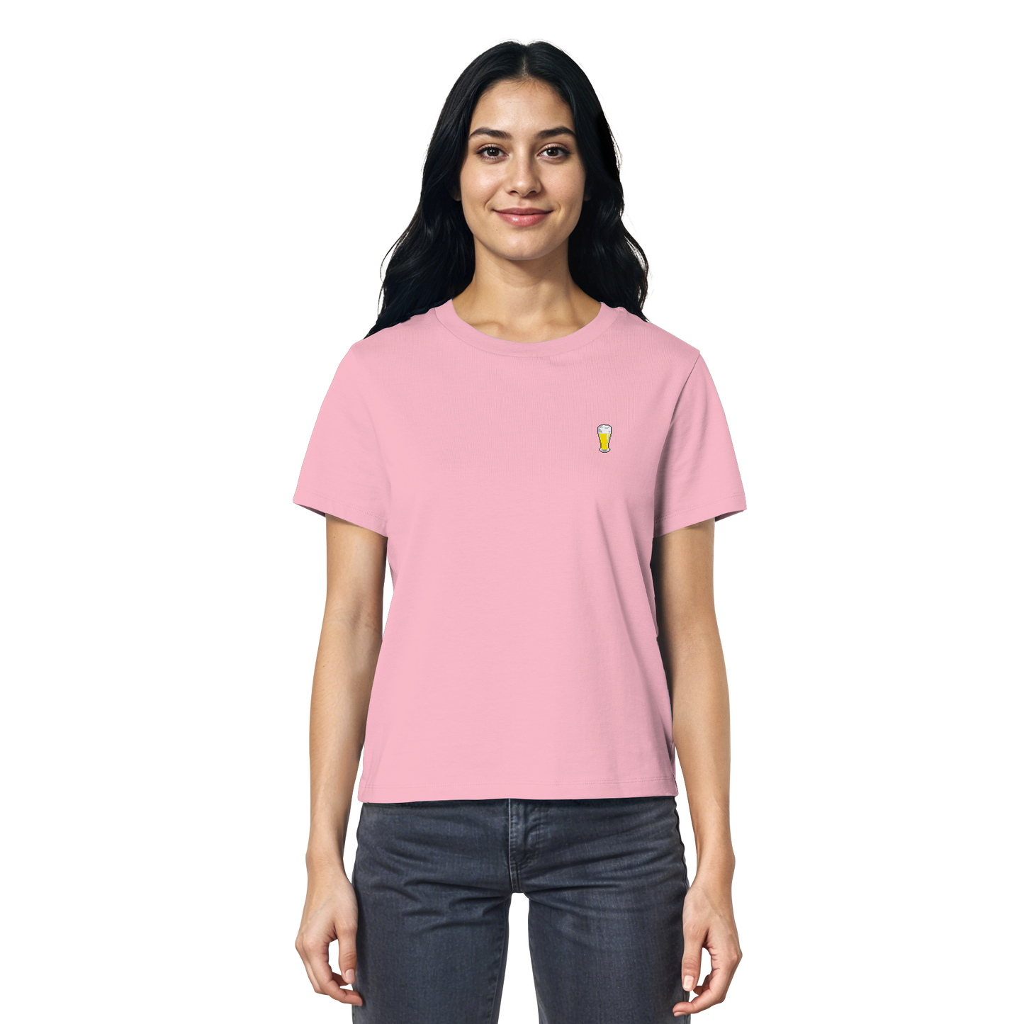Premium Weißbier Stick - Ladies Organic Shirt