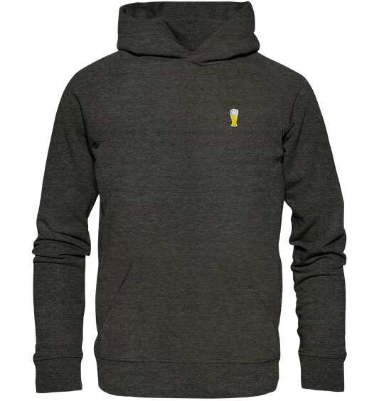 Pixel-Weißbier - Organic Hoodie (Stick)