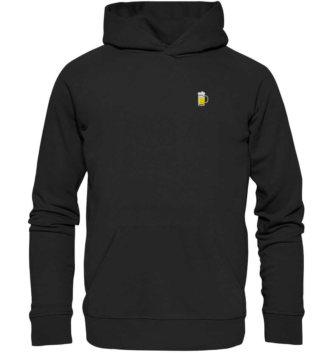 Premium Bier Stick - Organic Hoodie (Stick)
