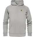 Bequemer Hoodie aus Bio-Baumwolle mit gestickter Hopfendolde