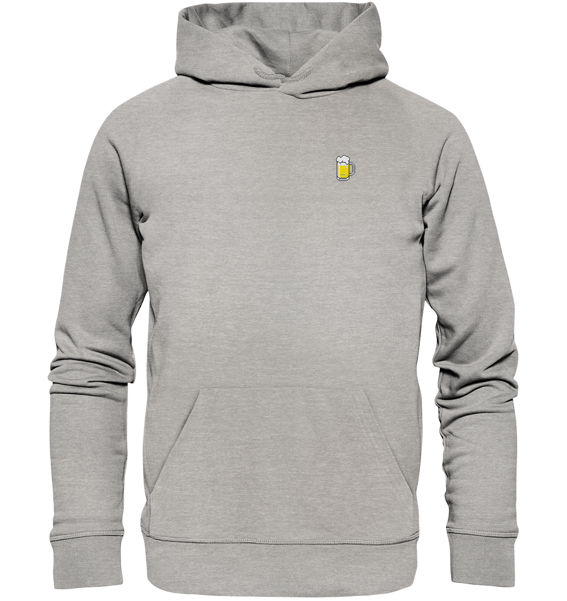 Premium Bier Stick - Organic Hoodie (Stick)