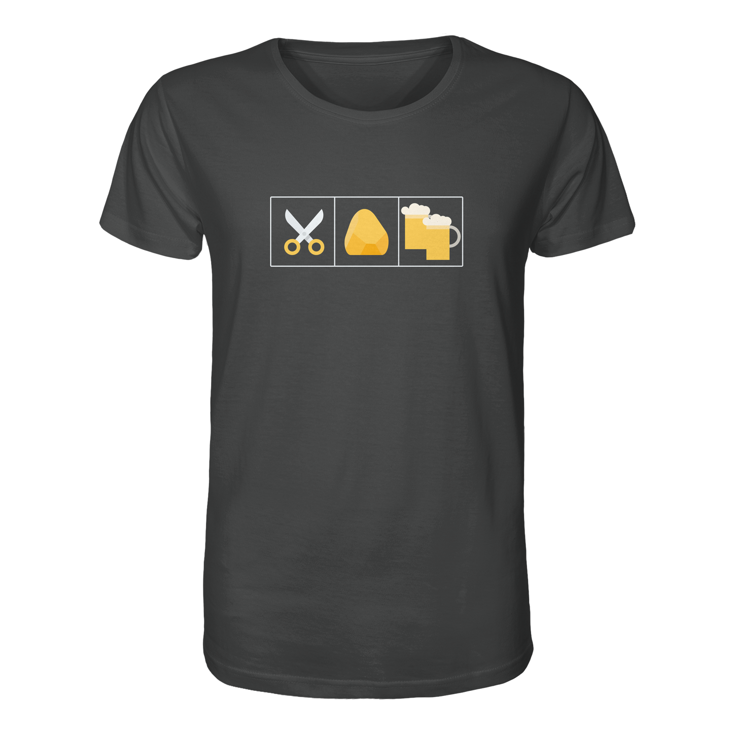 Schere, Stein, paar Bier - Organic Shirt
