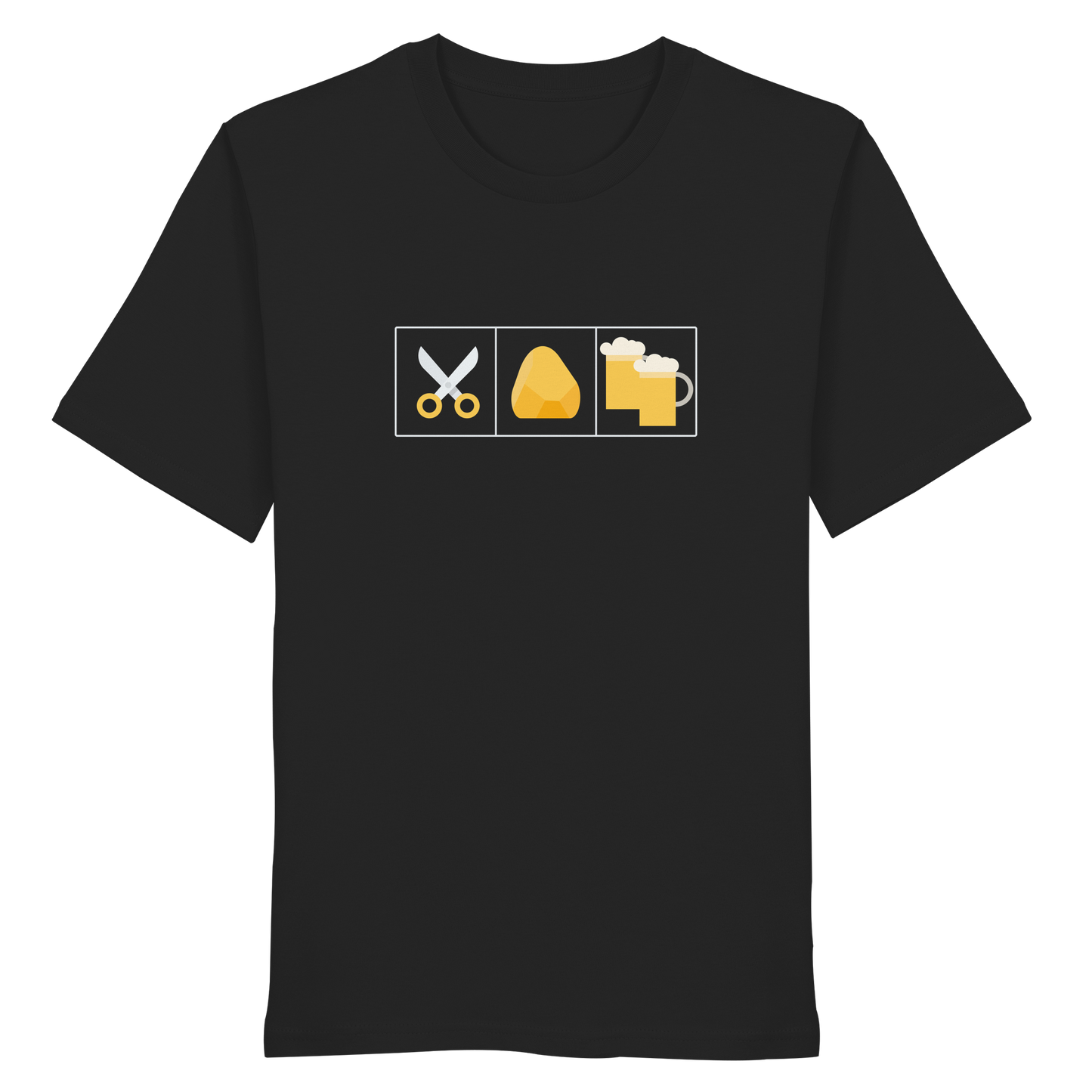 Schere, Stein, paar Bier - Organic Shirt