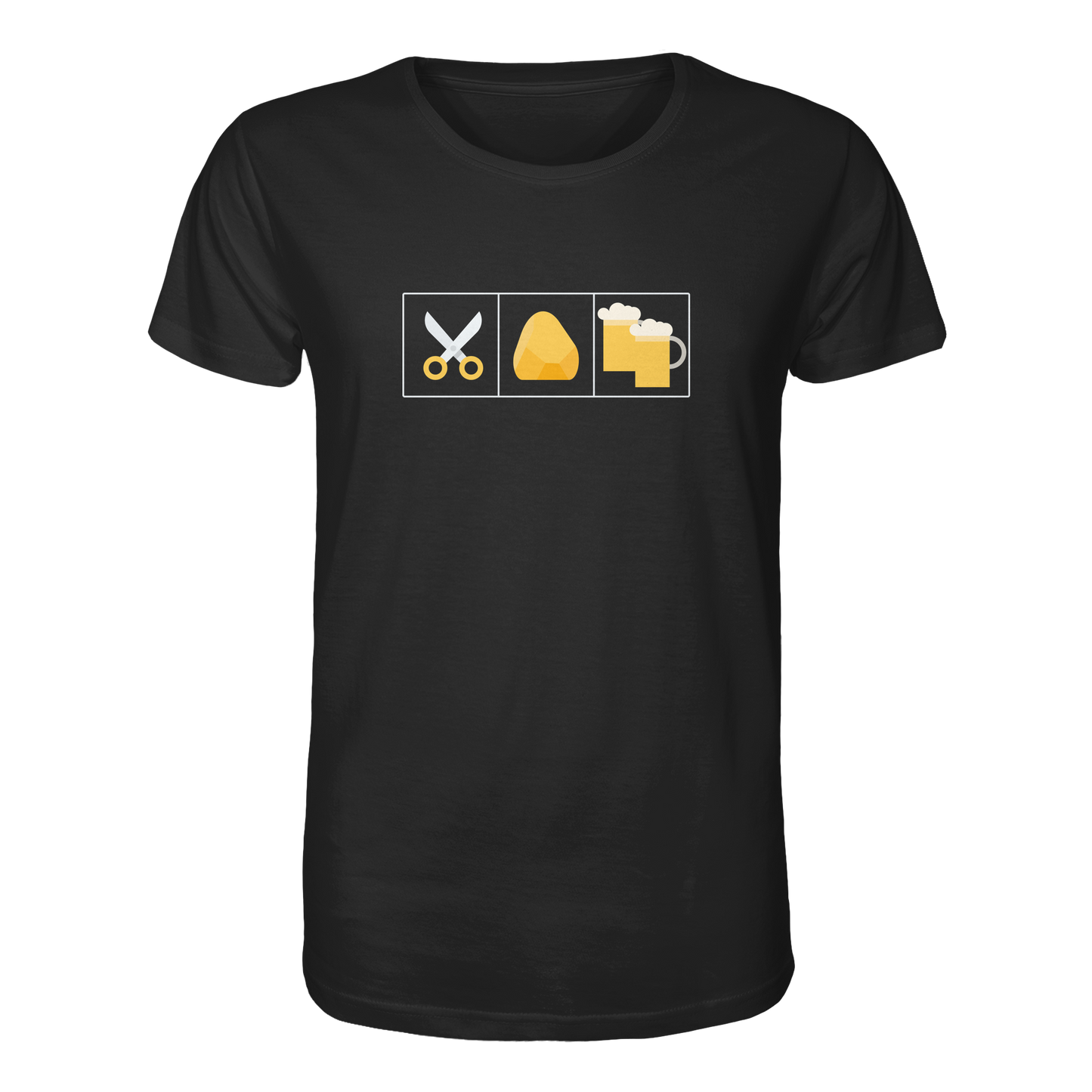 Schere, Stein, paar Bier - Organic Shirt