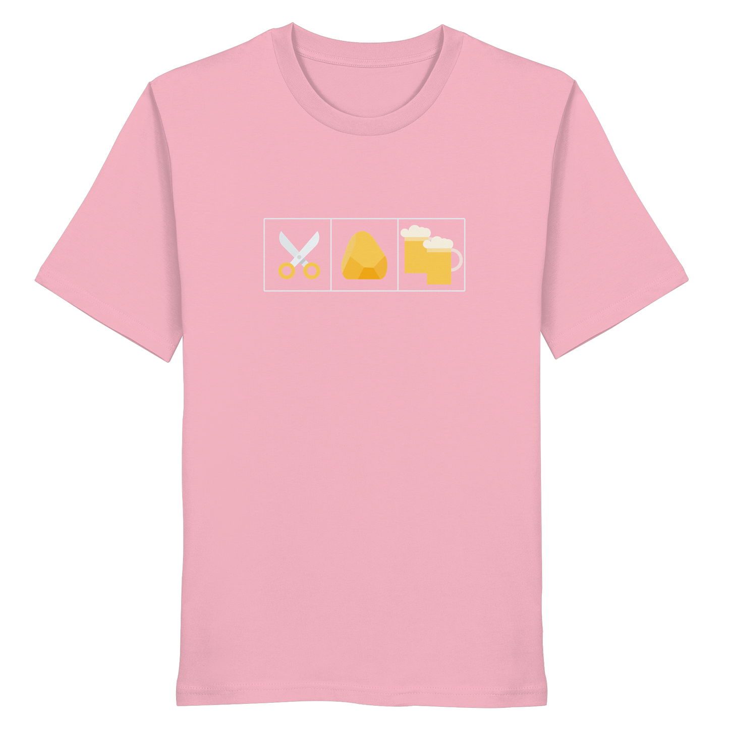 Schere, Stein, paar Bier - Organic Shirt