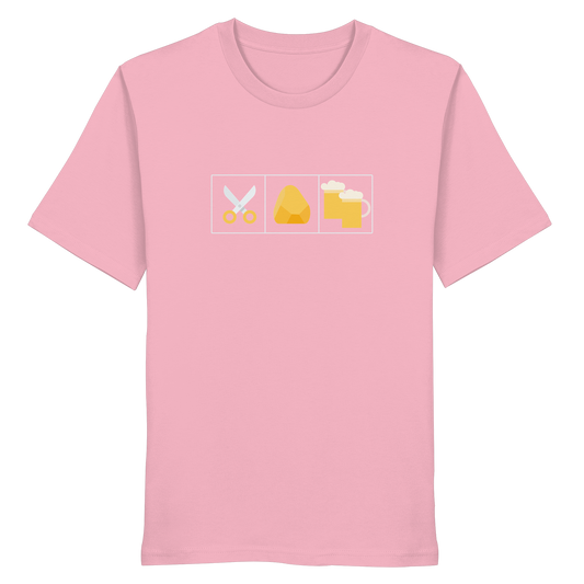 Schere, Stein, paar Bier - Organic Shirt