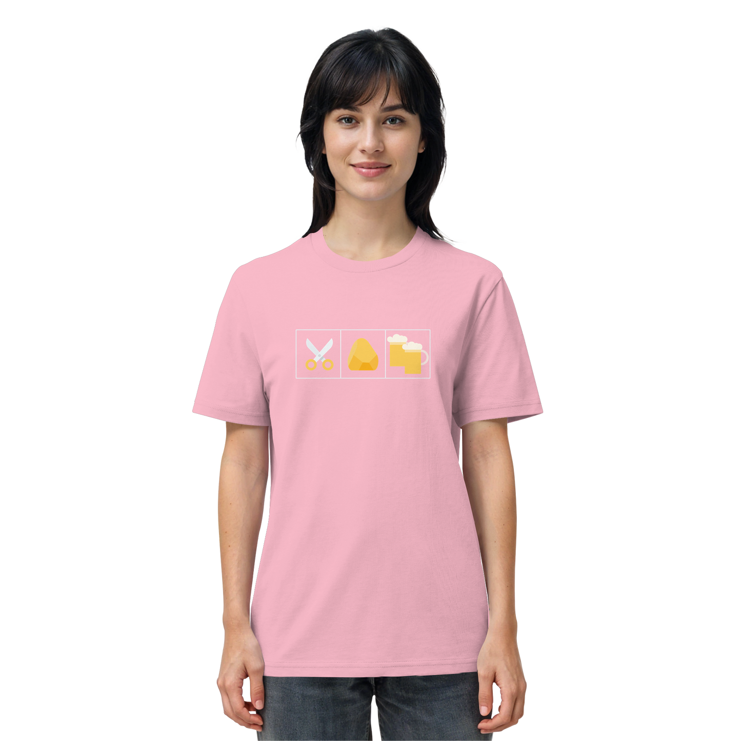 Schere, Stein, paar Bier - Organic Shirt