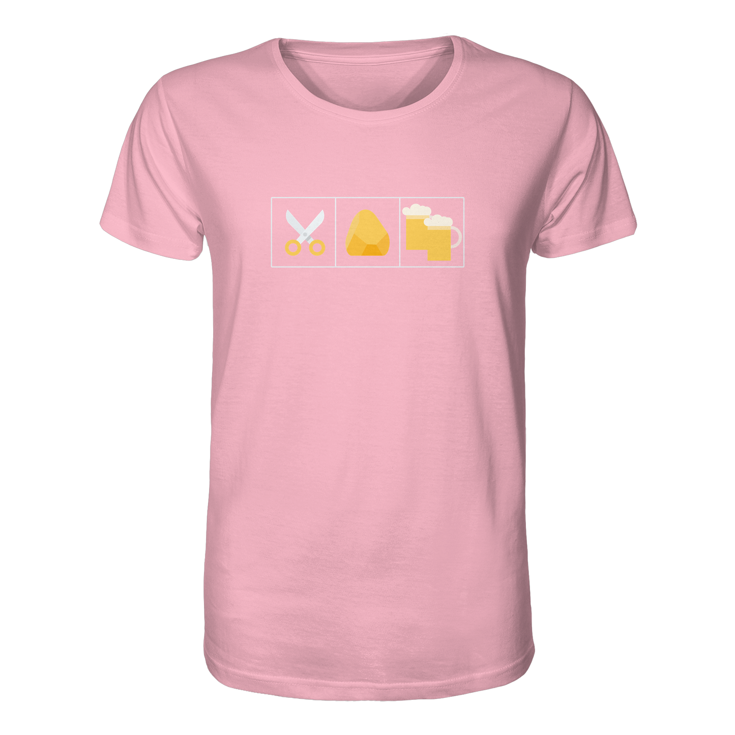 Schere, Stein, paar Bier - Organic Shirt